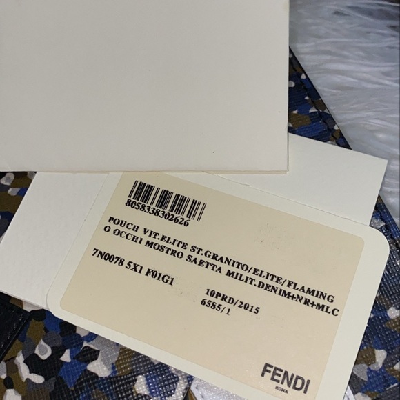 Fendi monster pouch multicolor LIKE NEW - Picture 2 of 5